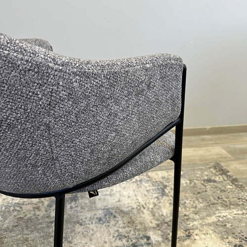 Стул Kenner 308SD черный/серый B12