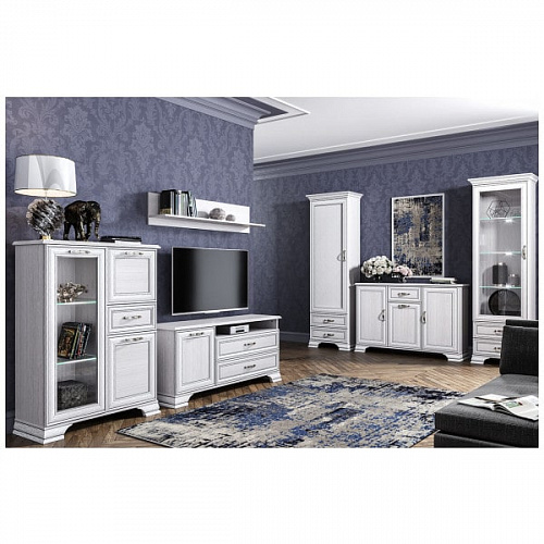 Шкаф 1D2S TIFFANY Вудлайн кремовый