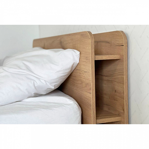 Кровать односпальная Юниор 90х200 дуб крафт золотой