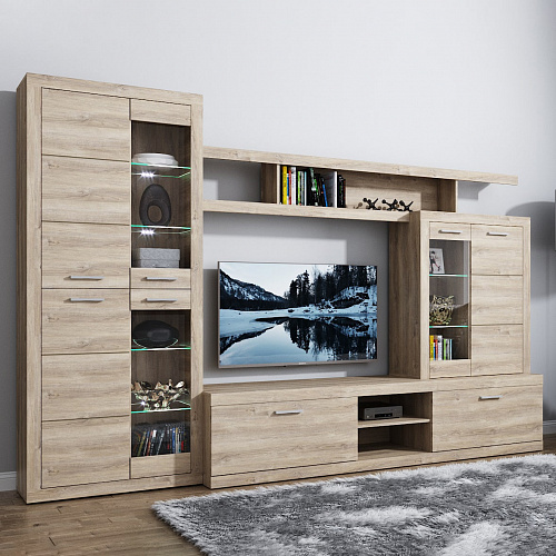 Тумба RTV 2S2NB OSKAR дуб Санремо