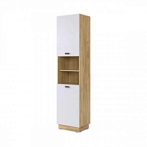 Шкаф комбинированный Моди дуб крафт золотой/белое дерево