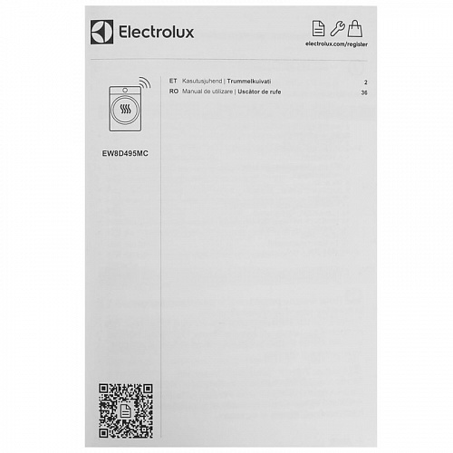 Сушильный барабан ELECTROLUX EW8D495MC