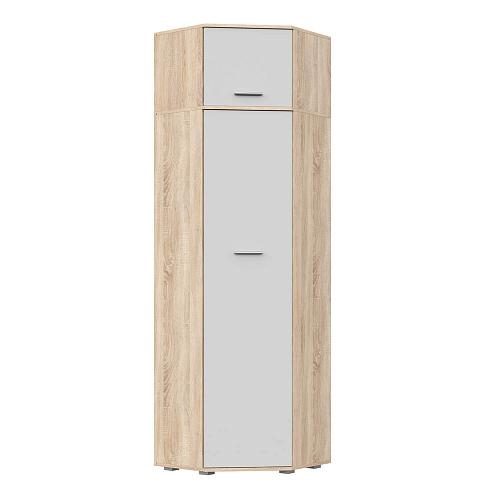 Антресоль угловая НК FUN Дуб сонома/Белый