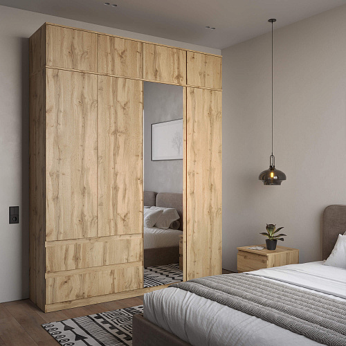 Антресоль НК STERN 4-х дверная Дуб вотан