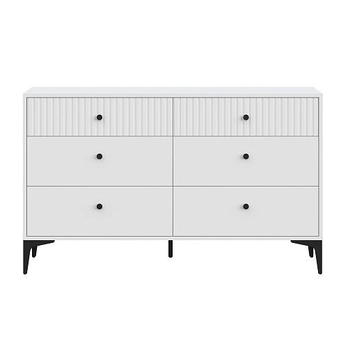 Комод НК MOON 6-ящиков КМ-3.1 Белый