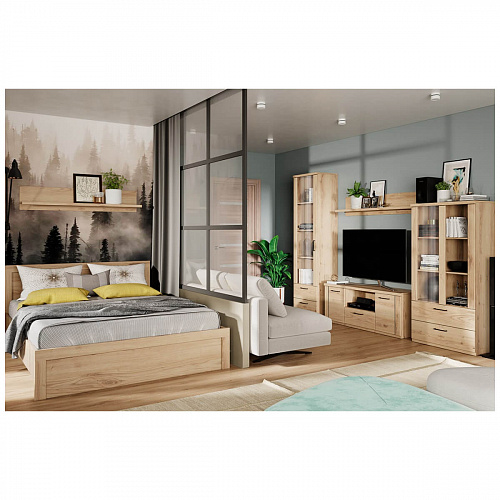 Кровать DOORSET 180 Дуб наварра