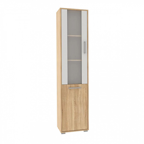 Стеллаж Лайт-2 дуб сонома/белый