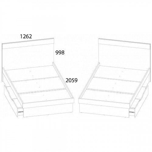 Кровать MODERN 120S Персидский жемчуг/Ирландский ликер