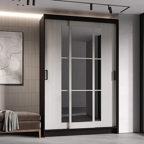 Шкаф-купе БРУНО 2 Венге/Лоредо