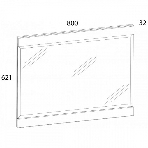 Зеркало DIESEL дуб мадура