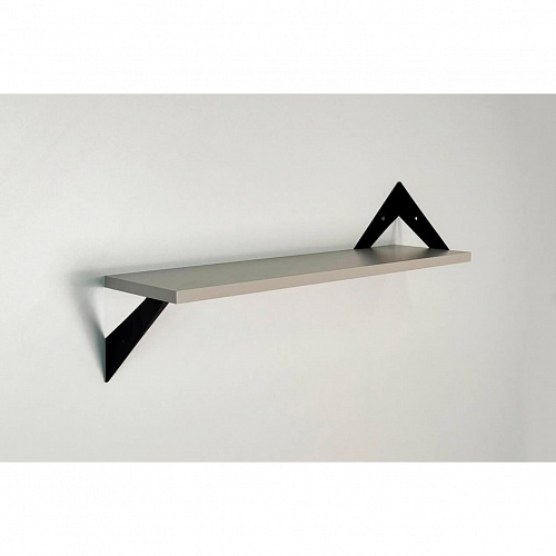 Полка навесная Рич кашемир/черный