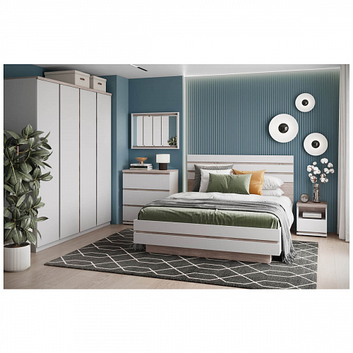 Кровать с подъемным механизмом LIMA 180 Персидский жемчуг/Мадура