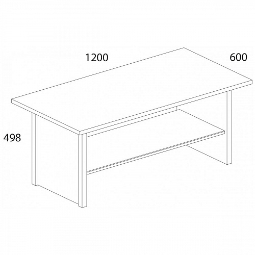 Стол журнальный DOORSET Дуб наварра