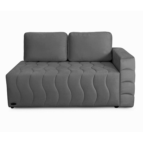 Диван Орион Альба темно-серый Левый