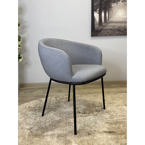 Стул Kenner 313SD черный/серый E86