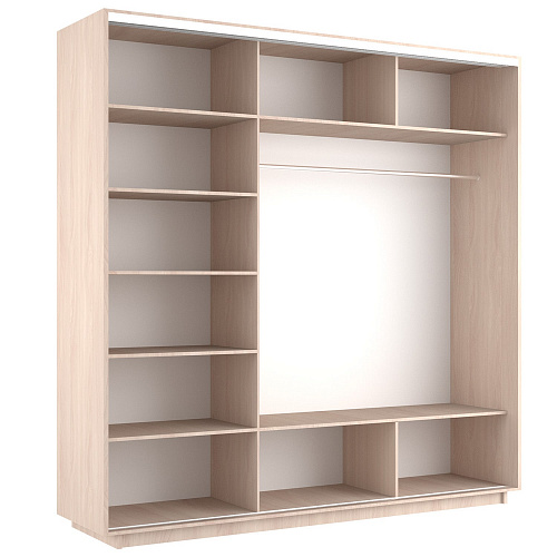 Шкаф-купе 2-х дверный Экспресс Медиум 2400х1800х600 мм