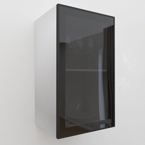 Фасад со стеклом из алюминиевого профиля 400х700