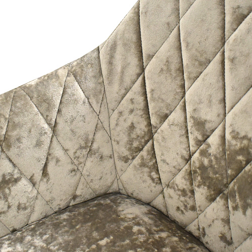 Стул барный Диаманте Твист черный муар/Plush Latte