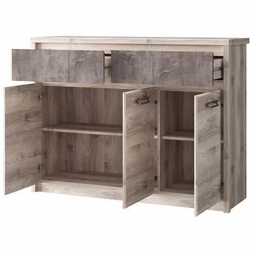 Комод 3D2S JAZZ Каштан найроби/Оникс