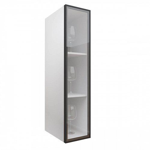 Фасад со стеклом из алюминиевого профиля 200х900