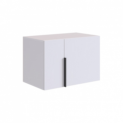 Антресоль двухдверная L600 Баско белое дерево