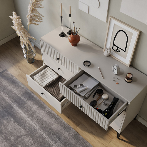 Комод НК MOON 6-ящиков КМ-3.1 Кашемир