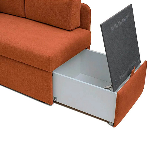 Диван-кушетка Патти 123 Эпик 45 Оранжевый левый