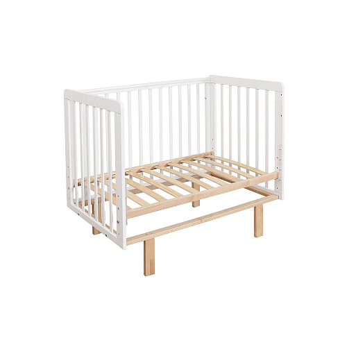 Кровать детская Соня КМ.014.01-032 Снег (Лак)