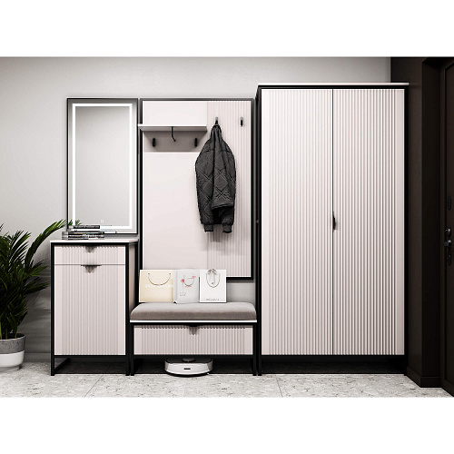 Тумба для обуви Нора с ящиком Персидский жемчуг