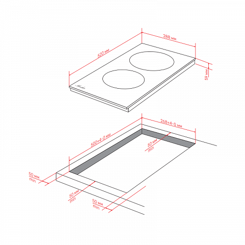 Варочная поверхность MONSHER MHI 3003