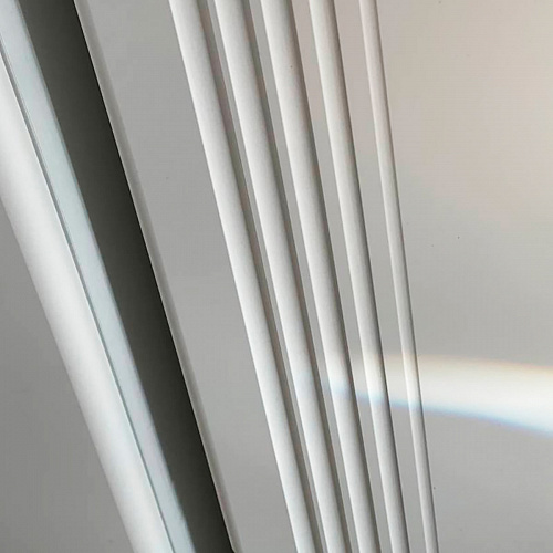 Шкаф двухдверный Ева 103.01 белое дерево/белый матовый