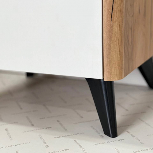 Тумба прикроватная Адам дуб крафт золотой/белое дерево