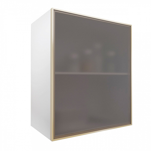 Фасад со стеклом из алюминиевого профиля 600х700