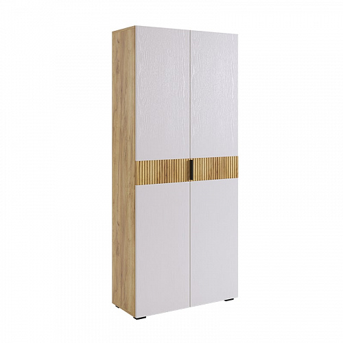 Прихожая К12 дуб крафт золотой/белое дерево