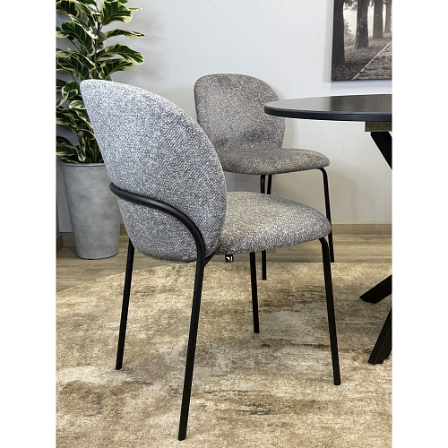 Стул Kenner 307SD черный/серый B12