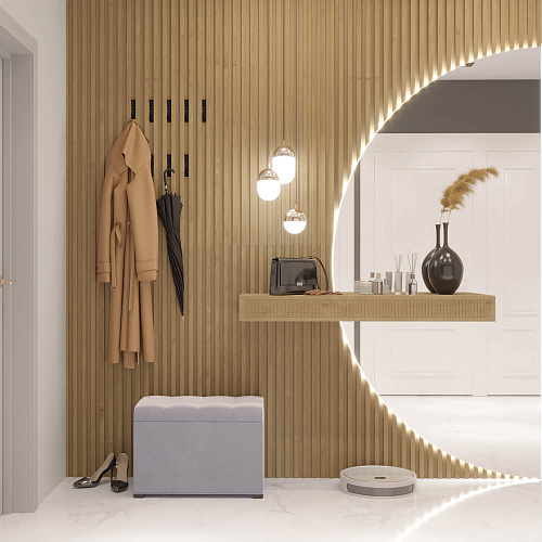 Тумба NOVEL 600(М27) Велюр Светло-серый