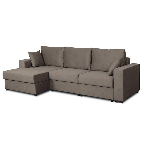 Диван Неаполь 2 Левый Альба светло-коричневый