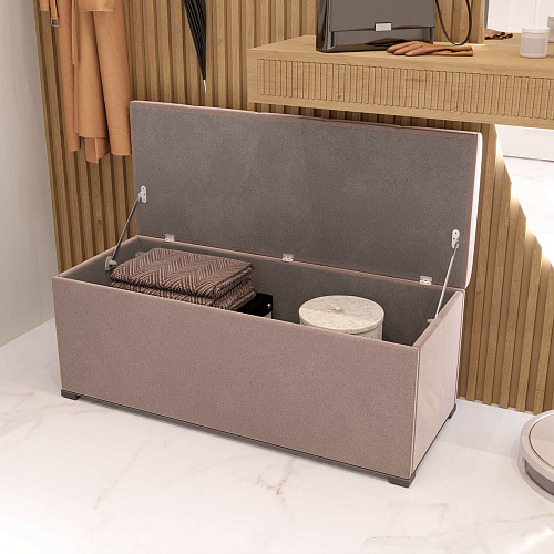 Тумба NOVEL 1000(М22) Велюр Кофейный