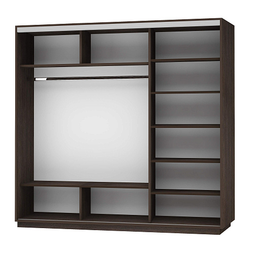 Шкаф-купе 3-х дверный Экспресс Элемент 2400х2400х600 мм