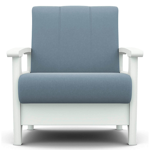 Кресло отдыха Омега CATANIA DUSTY BLUE/Снег (Лак)