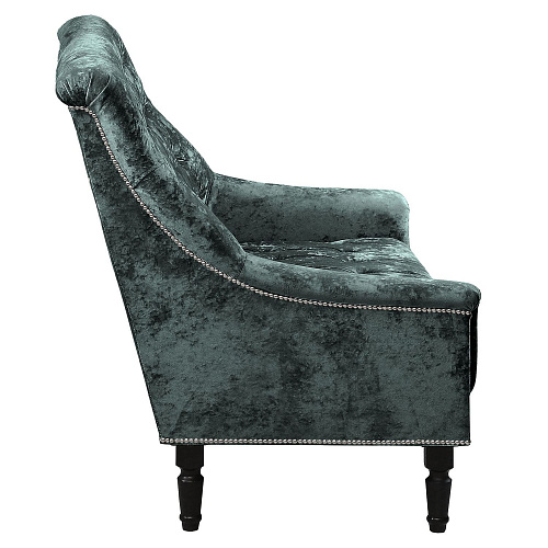 Диван ПРАДО PLUSH DUSTY GREEN/Венге