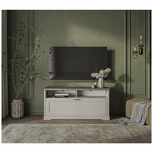 Тумба RTV TOSCANA NEW 1D2N Персидский жемчуг/Каньон