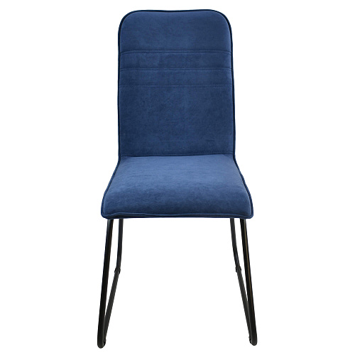 Стул София Релакс черный муар/Катания Дарк Блю