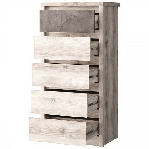 Комод 5S/56 JAZZ Каштан найроби/Оникс