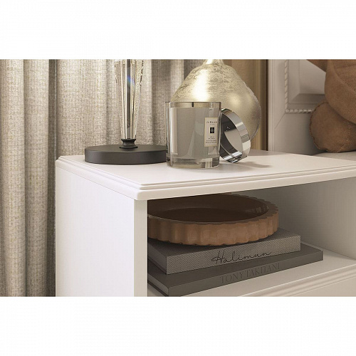 Тумба прикроватная Белла белый/джелато софт