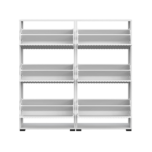 Тумба для обуви НК MOON 3 ящика Белый