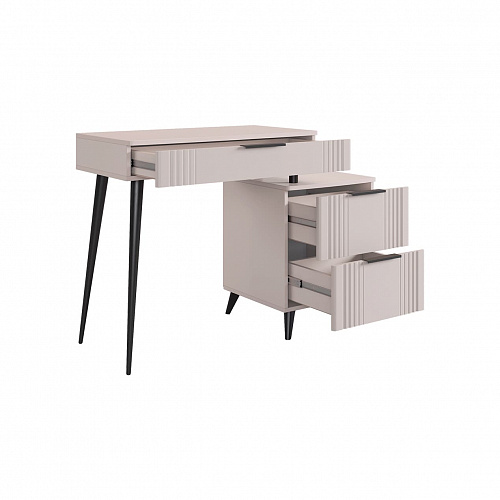 Спальный гарнитур Катрин К1 М кашемир/фрапучино матовый/капучино велюр