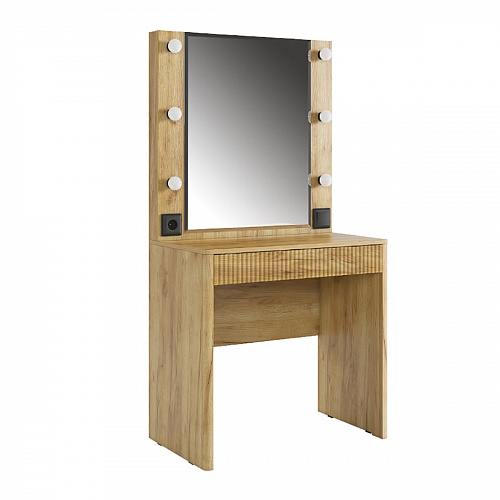 Туалетный столик Адам дуб крафт золотой