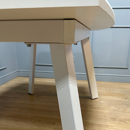 Стол обеденный Kenner SL1600s белый/белое сатин