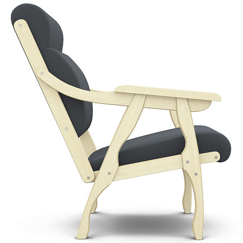 Кресло отдыха Вега-10 CATANIA GRAPHITE/Бесцветный (Лак)